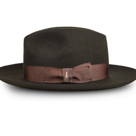Stylish Wool Fedora Hat Classic British Wide-Brimmed Felt Hat
