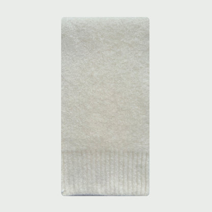 Solid Color Wool Knit Scarf for Women