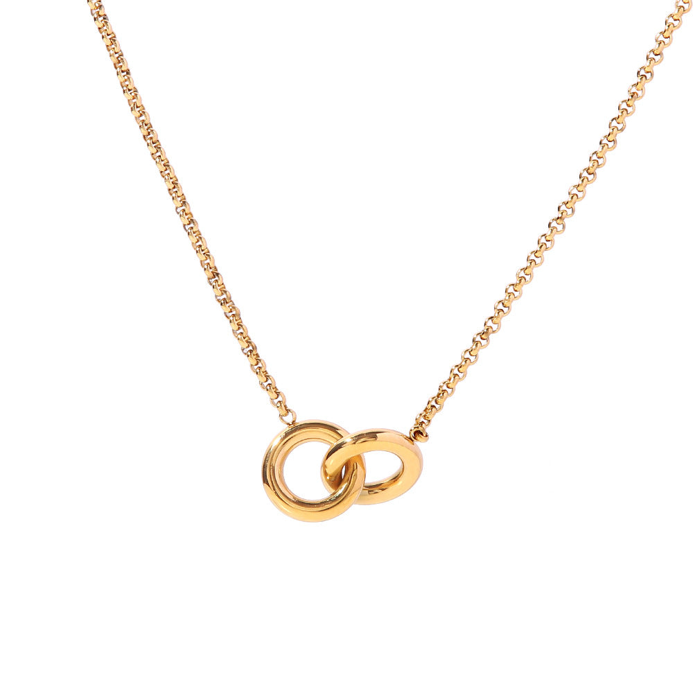 Loop Pendant Simple Elegant Necklace