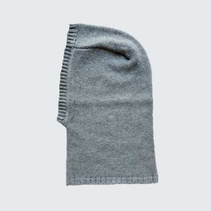 100% Pure Wool Knit Balaclava Hat with Scarf