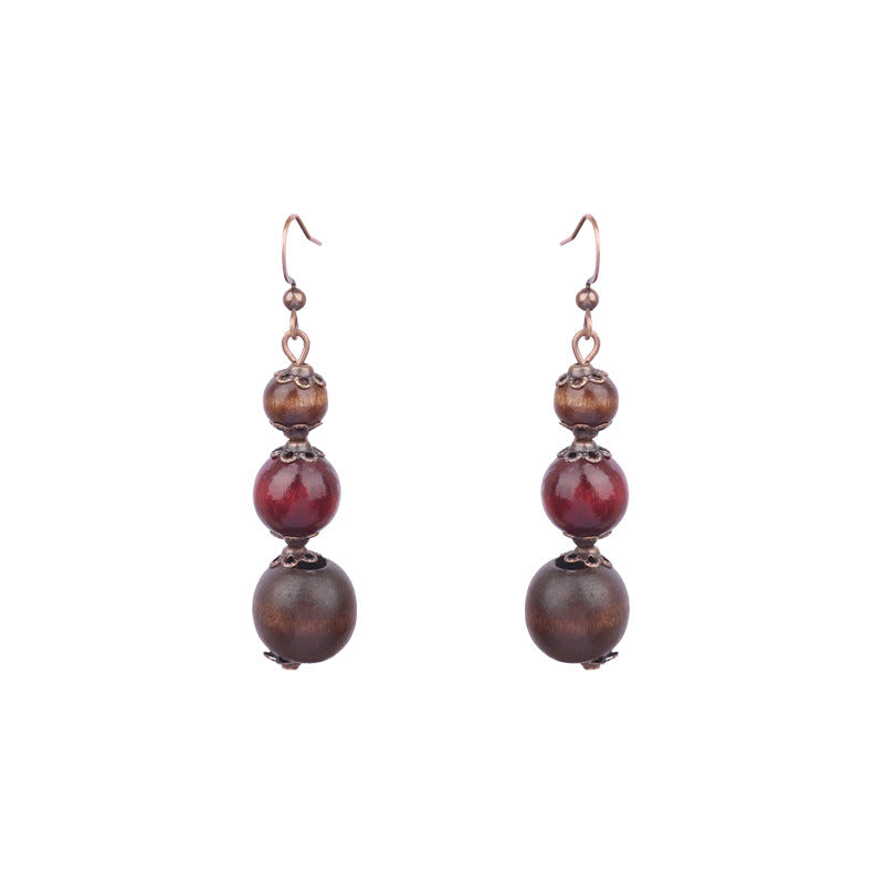 Ethnic Style Tassel Water Drop Alloy Earrings Set