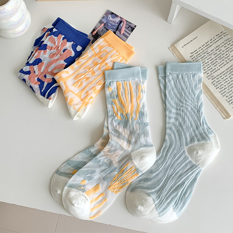 Rufia - Colorful Stripe Women's Socks