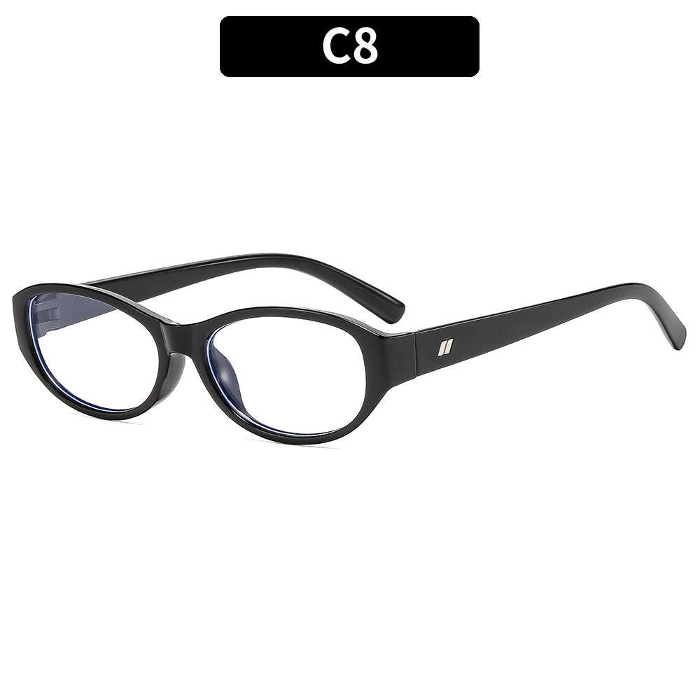 Oval Cat Eye Sunglasses Classic Retro Outdoor Fashion Shades