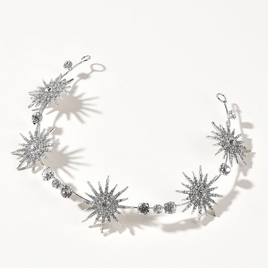 Minimalist Crown Headband Wedding Hair Accessory