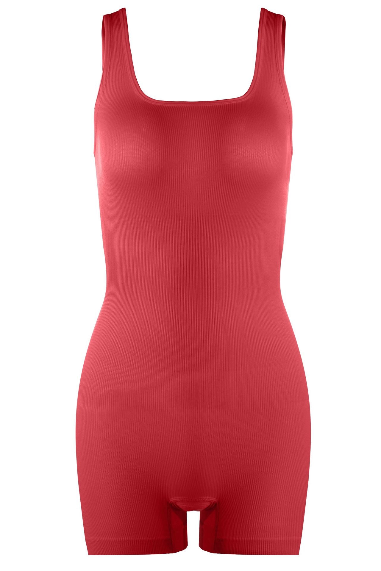 Seamless High-Waisted Bodysuit For Curvy Women