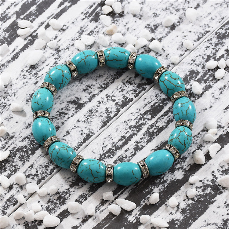 Tibetan Bohemian Retro Ethnic Turquoise Bracelet Tibetan Women'S Jewelry Bracelet Accessories Nepal.