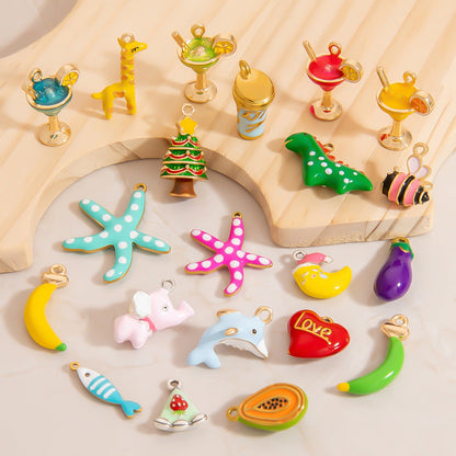 Stainless Steel DIY Jewelry Accessories Cute Charm Pendant