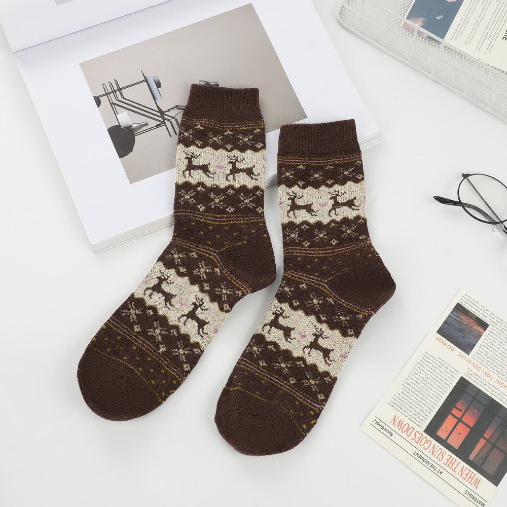 Christmas Cute Thick Warm Crew Socks