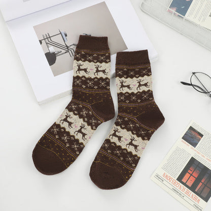 Christmas Cute Thick Warm Crew Socks