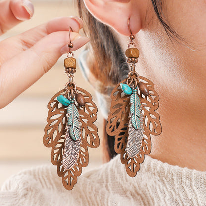 Bohemian Vintage Earring Set Stylish Casual Jewelry