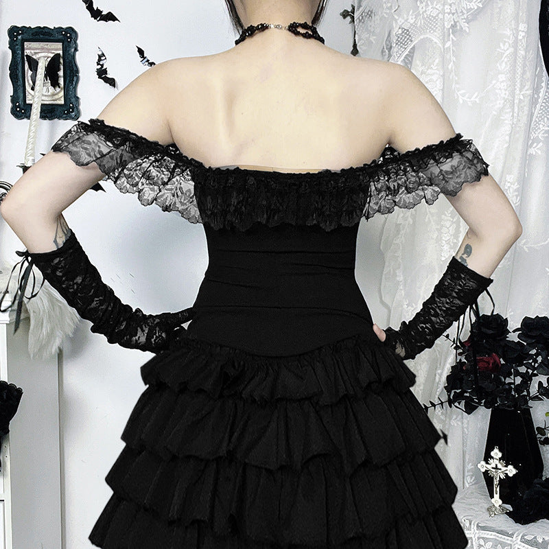 Black Lace Camisole Top Trendy Summer Style