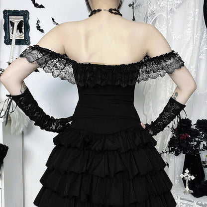 Black Lace Camisole Top Trendy Summer Style
