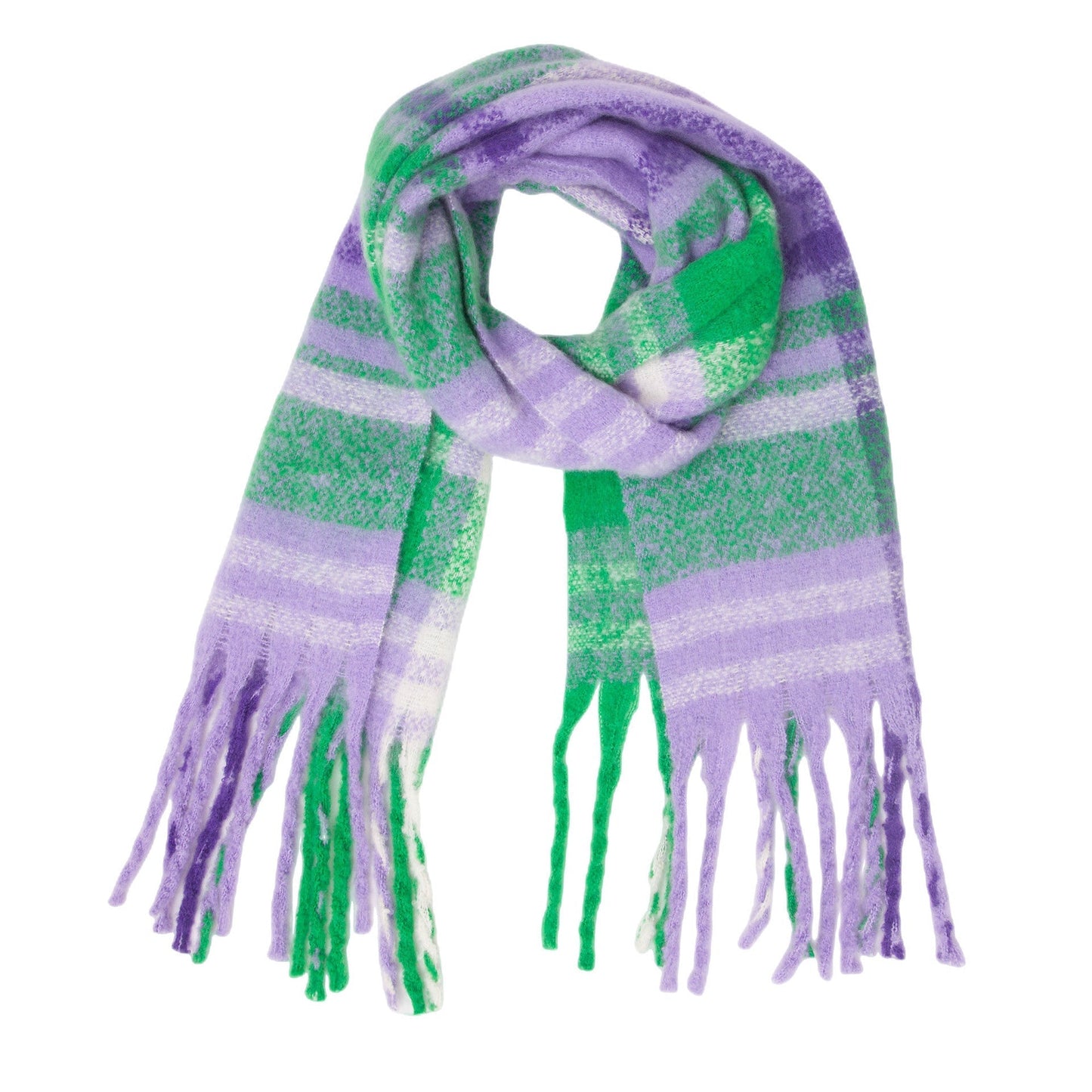 Tassel Plaid Vintage Scarves