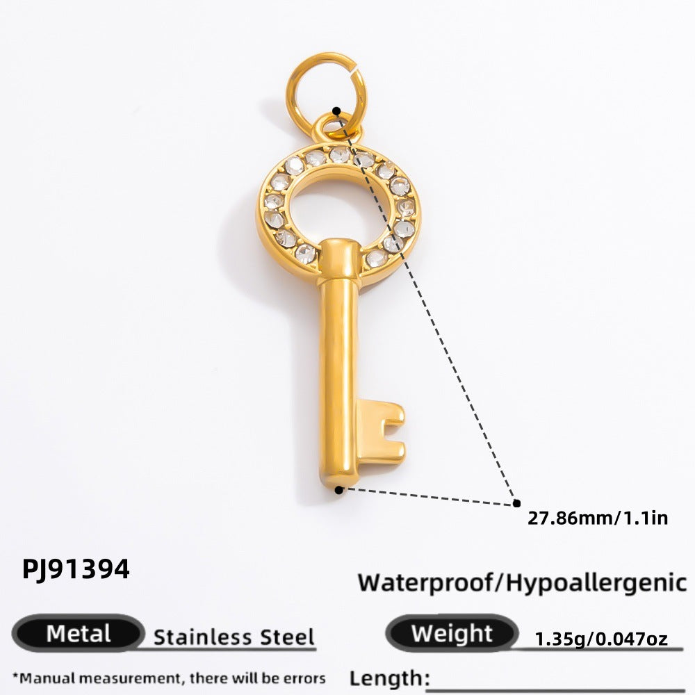 Butterfly Pendant Necklace Elegant Stainless Steel