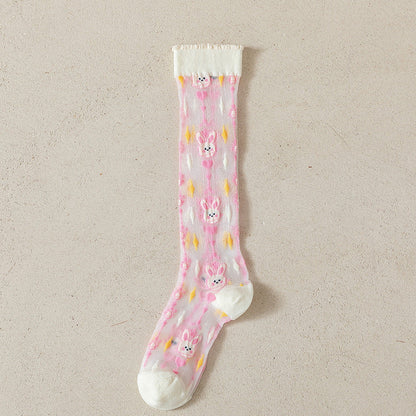 Rufia - Adorable Patterned Summer Stockings