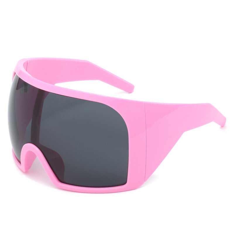 Futuristic Wraparound Sunglasses for Men and Women