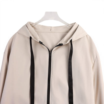Casual Hooded Outdoor Jacket Comfortable Design Perfect for Everyday Wear