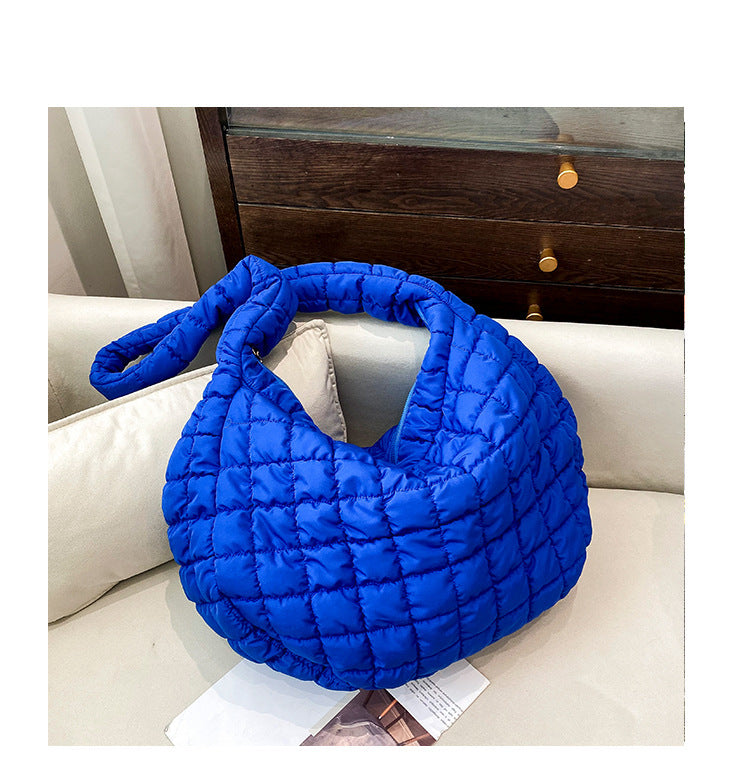 Chic Cloud Shoulder Bag Stylish Large Capacity Nylon Tote