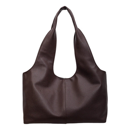 Trendy Color-Block Design Women's Tote Bag Casual Large Capacity Shoulder Bag