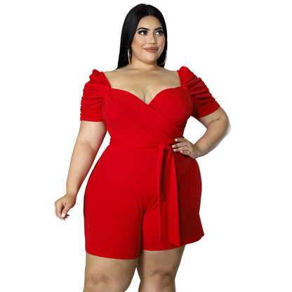 Casual Elegant Belted Jumpsuit For Women