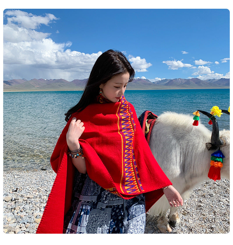 Autumn And Winter New Fashion Tibetan Scarf