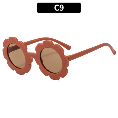 Colorful Children’s Classic Sunflower Sunglasses Cute UV Protection