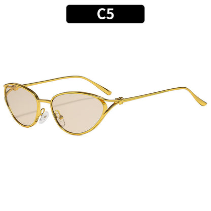 Trendy Oval Frame Luxury Women's Sunglasses