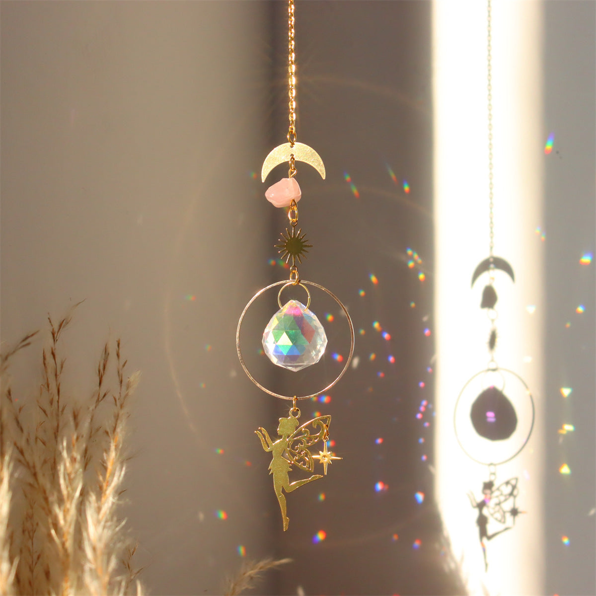 3+ Metal Butterfly Crystal Suncatch Hangings