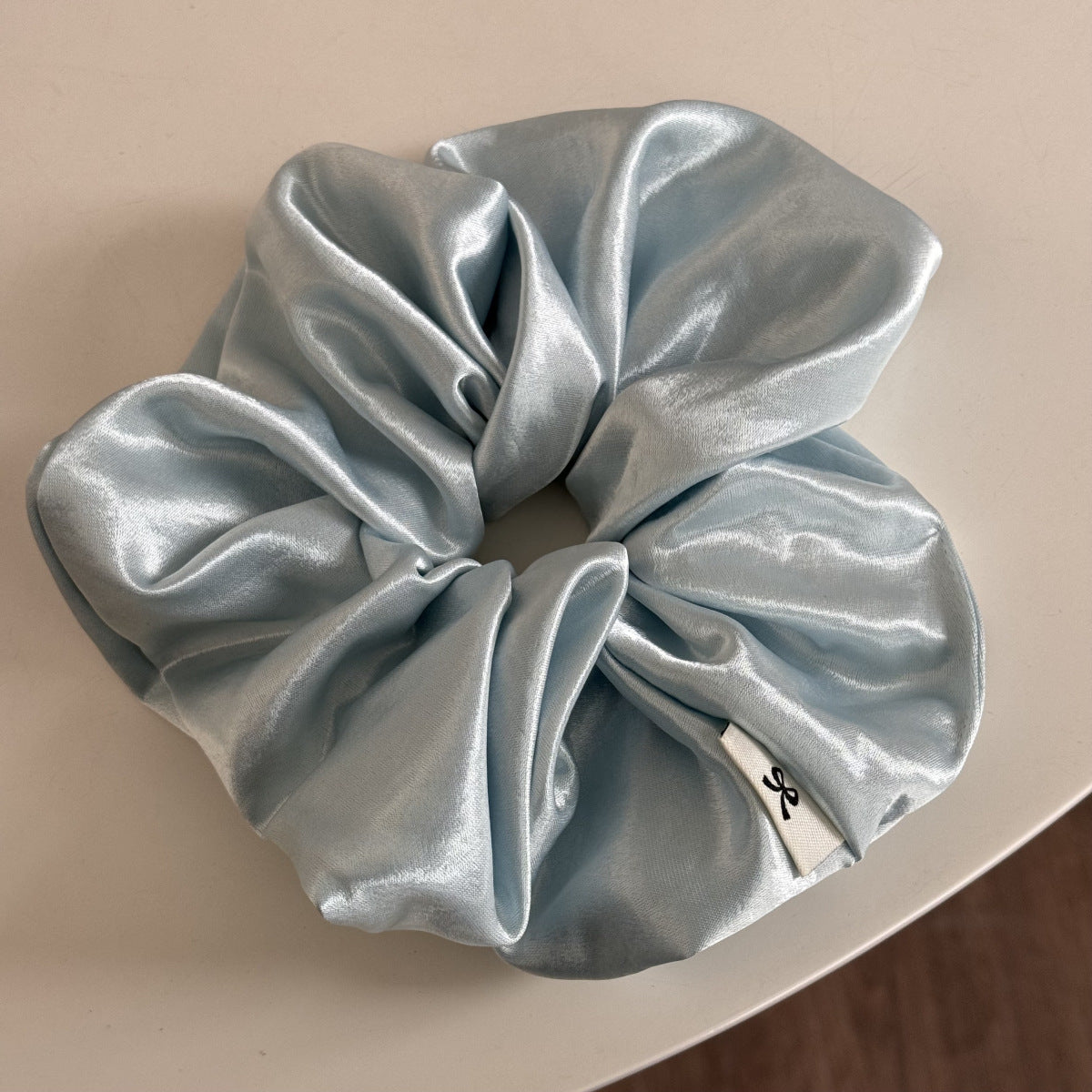 Elegant Elastic Band Satin Solid Color Scrunchies