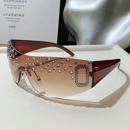 Trendy Stylish Oversized Round Frame Sunglasses for Women