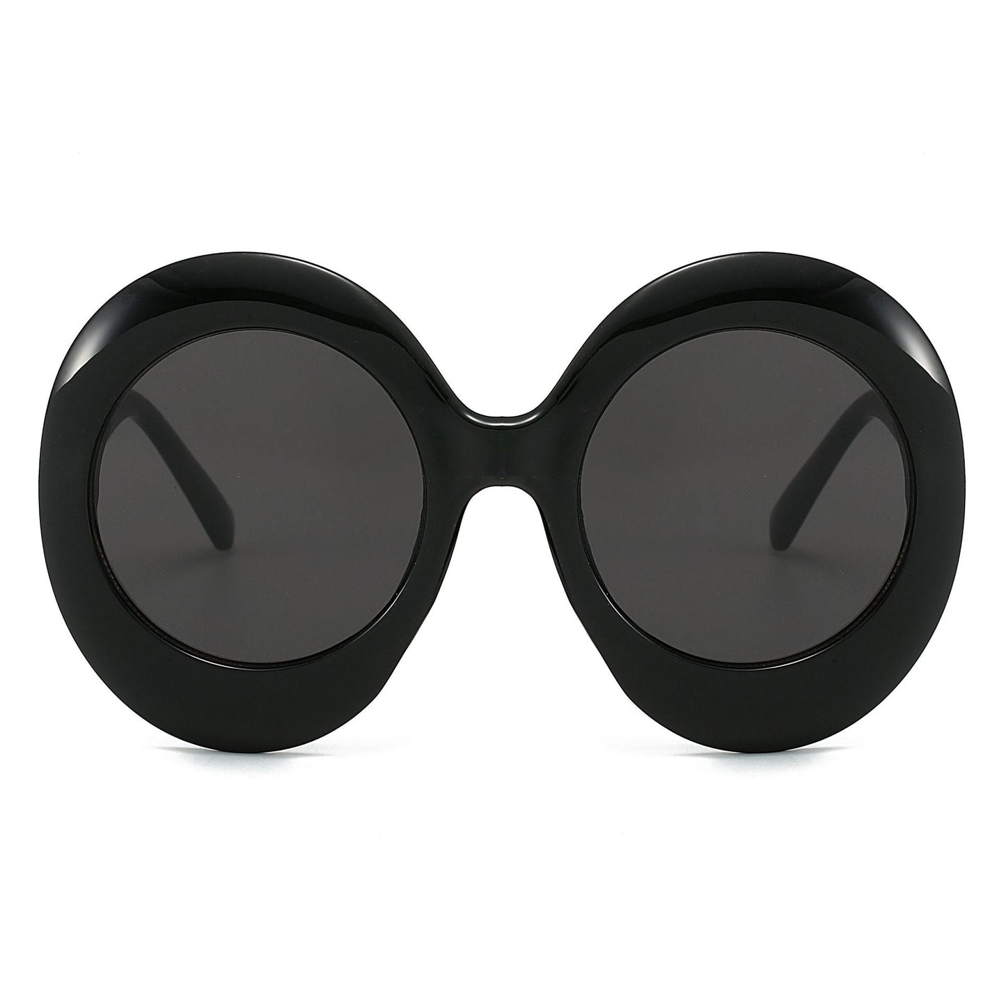 Oversized Oval Sunglasses Stylish Hip-Hop Alien Shades