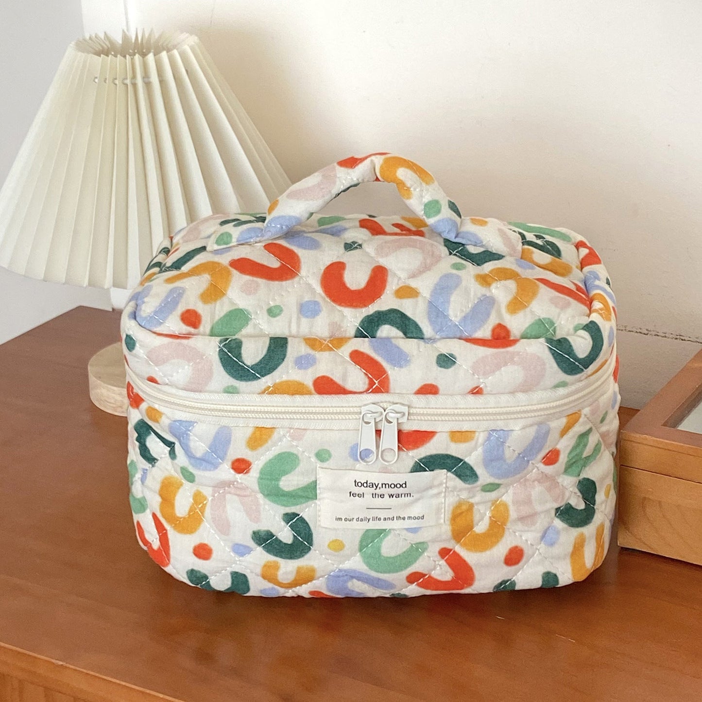 Colorful Letter Cute Make Up Bag