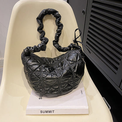 Chic Cloud-Shape Nylon Crossbody Bag with Large Capacity
