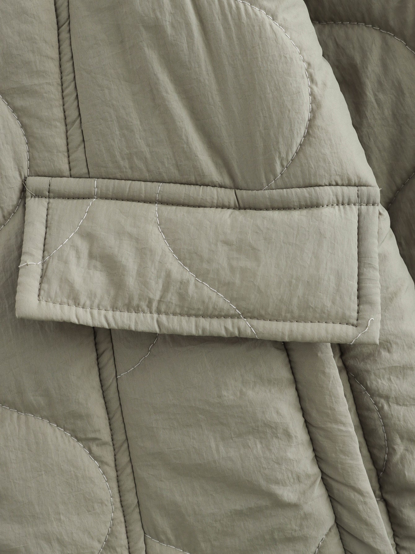 Casual Quilted Button Down Padded Coat