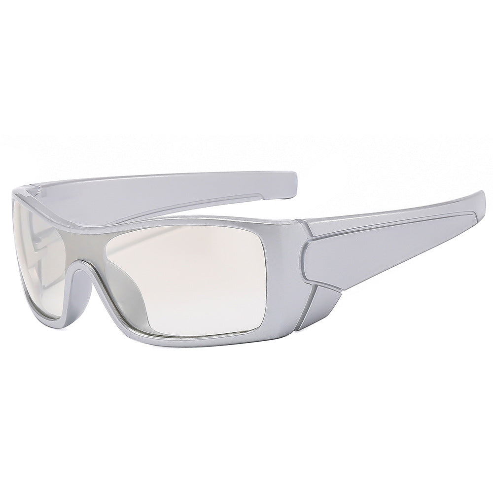 Y2K Futuristic Square Sunglasses Stylish Men's Eyewear