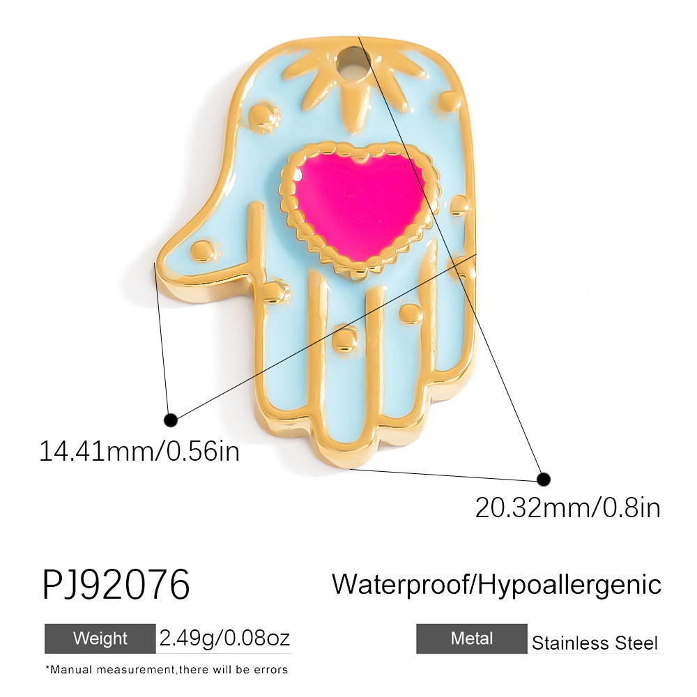 Bohemian Style Stainless Steel Beach Pendant Necklace