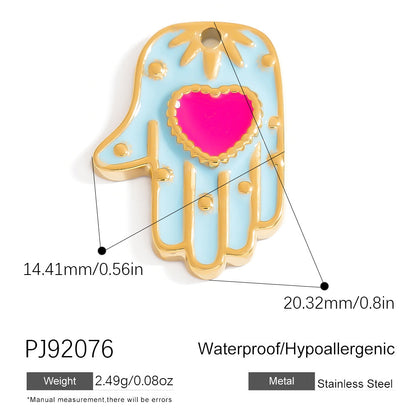 Bohemian Style Stainless Steel Beach Pendant Necklace