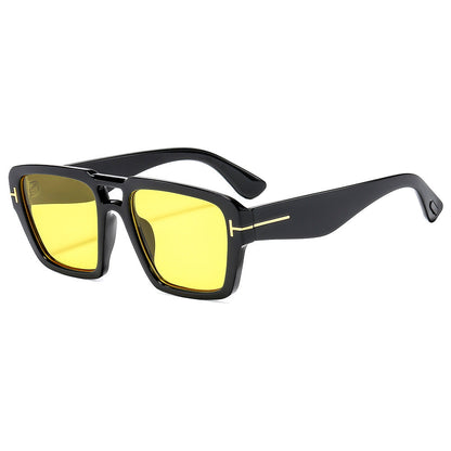 Fashion Square Frame Sunglasses Unisex Trendy UV400 Protection
