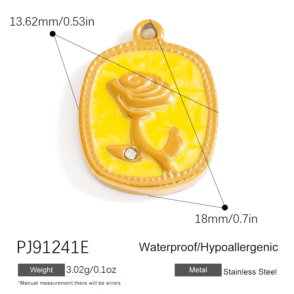 Bohemian Style Stainless Steel Beach Pendant Necklace