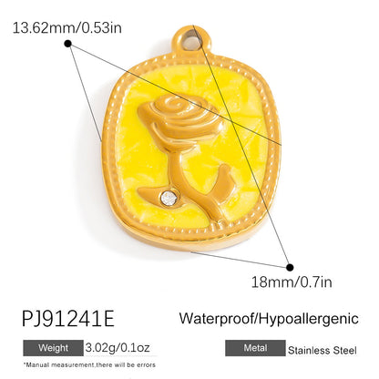 Bohemian Style Stainless Steel Beach Pendant Necklace