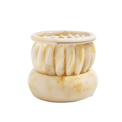 Irregular Ombre Resin Bangles Trendy Casual Bracelet