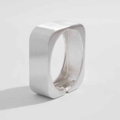 Trendy Geometric Metal Cuff Bracelet for Women