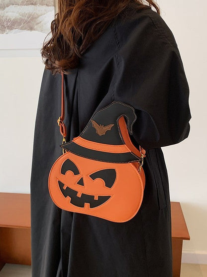 Halloween Pumpkin Crossbody Bag for Women