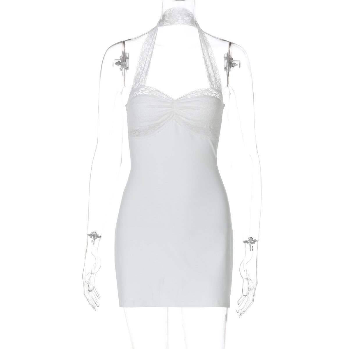 New Lace-up Backless Bodycon Mini Dress