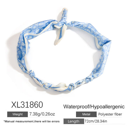 Stylish Floral Stainless Steel Necklace for Women