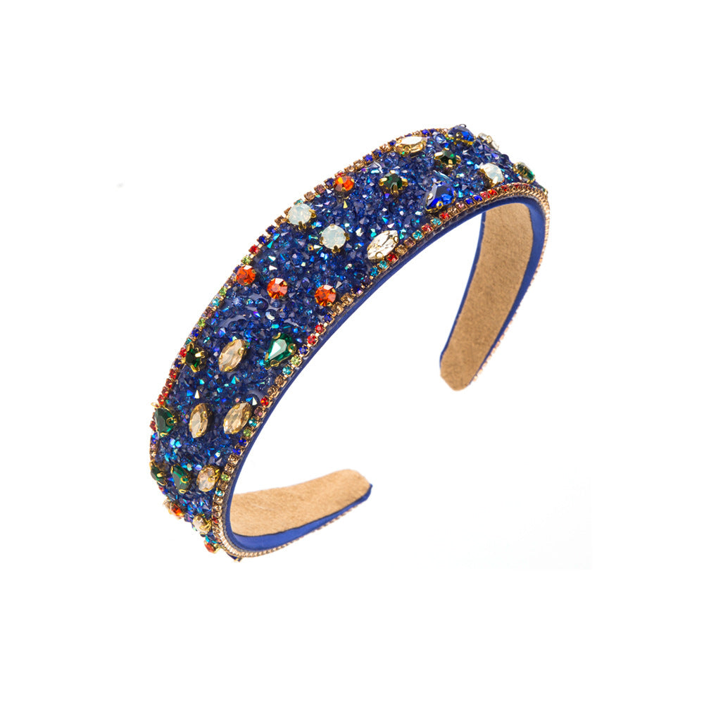 Baroque Crystal Hairband Retro Hair Accessory for Women