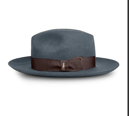 Stylish Wool Fedora Hat Classic British Wide-Brimmed Felt Hat