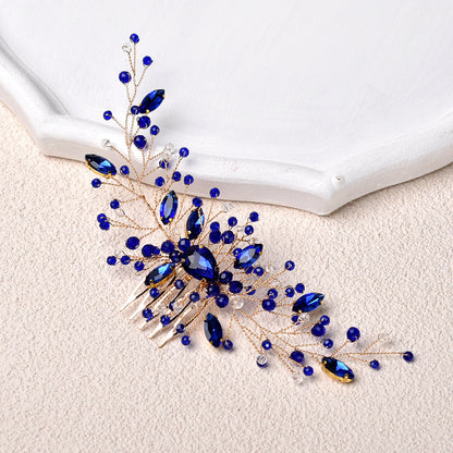 Bridal Wedding Hair Accessories Handmade Rhinestone Hair Comb