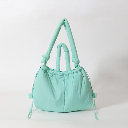 Large Capacity Nylon Tote Bag Stylish Casual Shoulder Bag