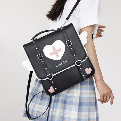 Cute Sweet Anime Backpack With Angel Wings